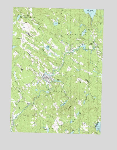 Pittsfield, NH USGS Topographic Map