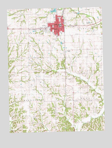 Pittsfield, IL USGS Topographic Map