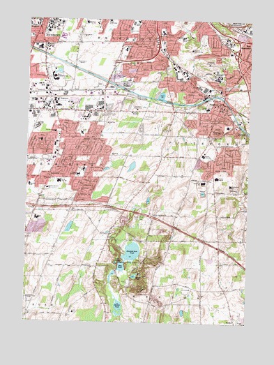 Pittsford, NY USGS Topographic Map