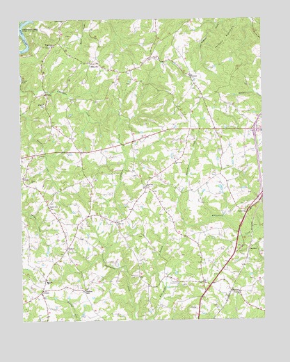 Pittsville, VA USGS Topographic Map