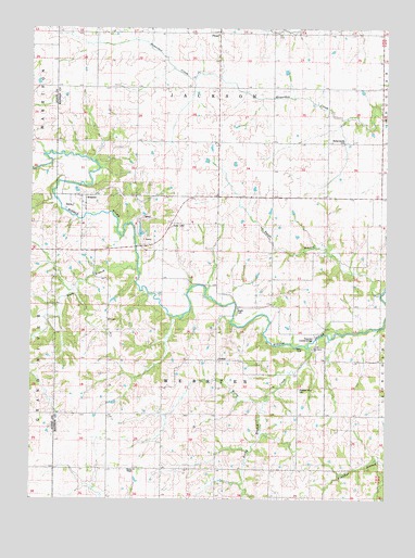 Pitzer, IA USGS Topographic Map
