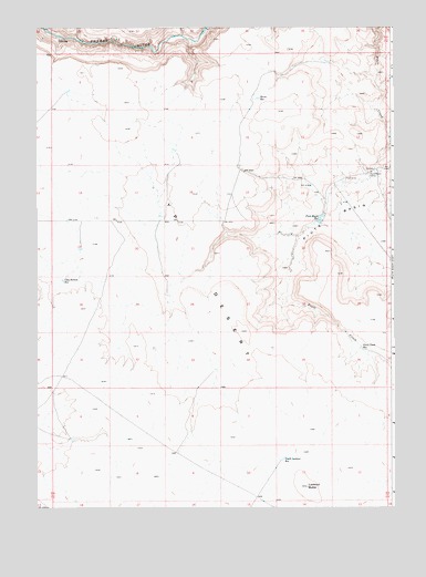 Piute Basin West, ID USGS Topographic Map