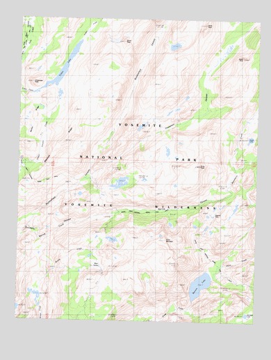 Piute Mountain, CA USGS Topographic Map