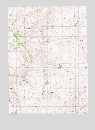 Pixley Basin, ID USGS Topographic Map
