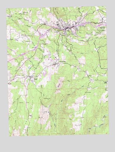 Placerville, CA USGS Topographic Map