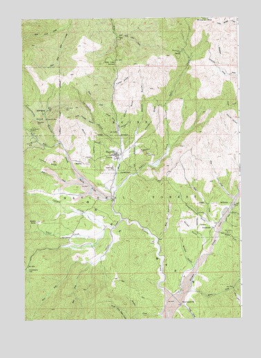 Placerville, ID USGS Topographic Map