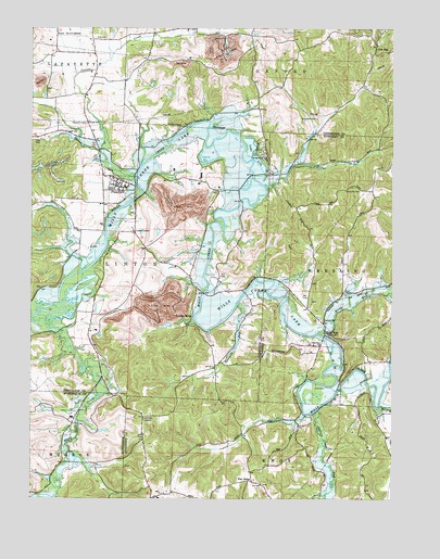 Plainfield, OH USGS Topographic Map