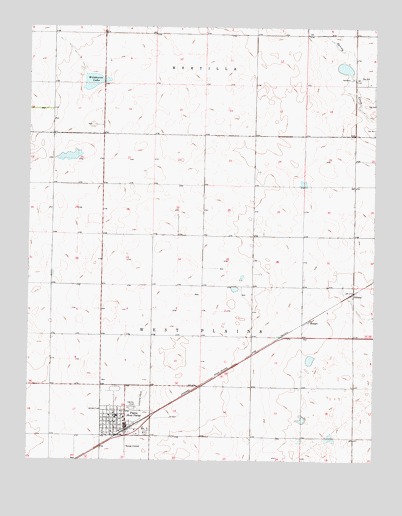 Plains, KS USGS Topographic Map