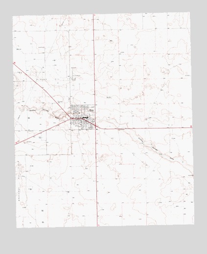 Plains, TX USGS Topographic Map