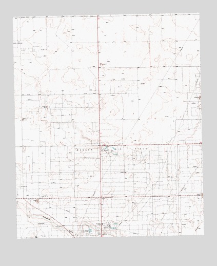 Plains SE, TX USGS Topographic Map