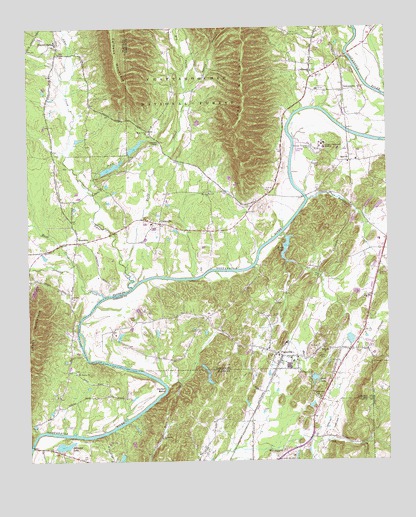 Plainville, GA USGS Topographic Map