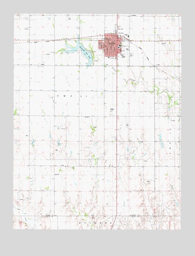 Plainville, KS USGS Topographic Map