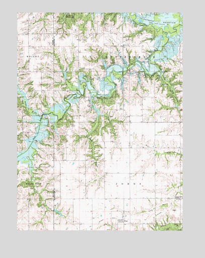 Plano, IA USGS Topographic Map