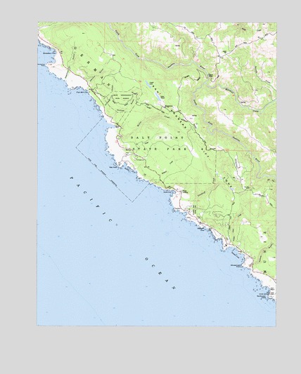Plantation, CA USGS Topographic Map