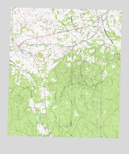 Plantersville, TX USGS Topographic Map
