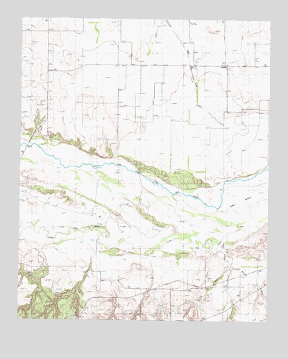 Plaska, TX USGS Topographic Map