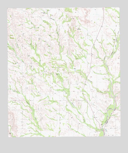 Plata NE, TX USGS Topographic Map