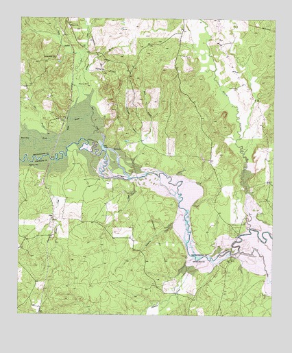 Platt, TX USGS Topographic Map