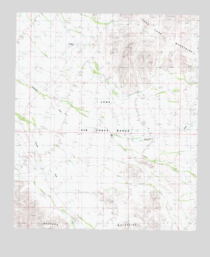 Platt Well, AZ USGS Topographic Map