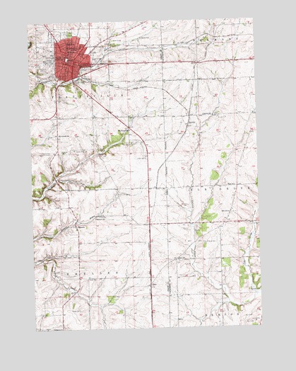 Platteville, WI USGS Topographic Map