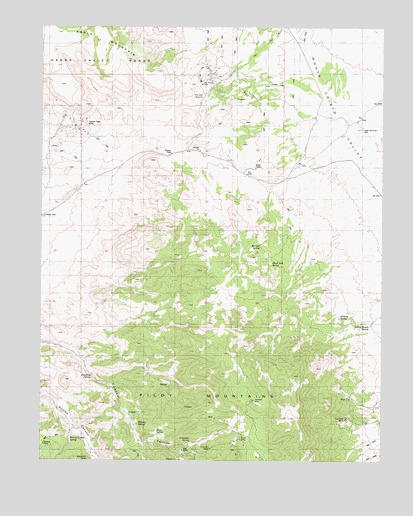 Bettles Well, NV USGS Topographic Map