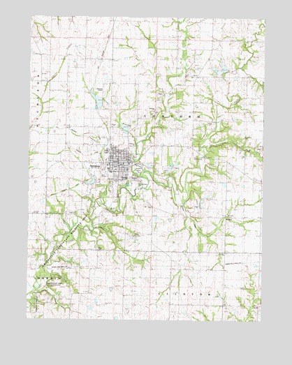 Plattsburg, MO USGS Topographic Map