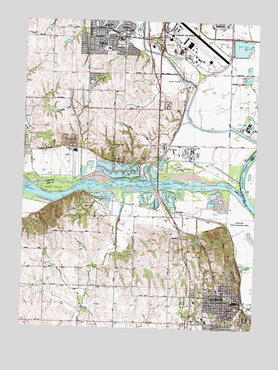 Plattsmouth, NE USGS Topographic Map