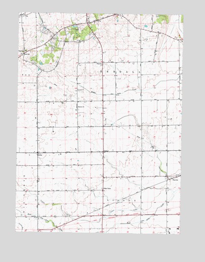Plattville, IL USGS Topographic Map