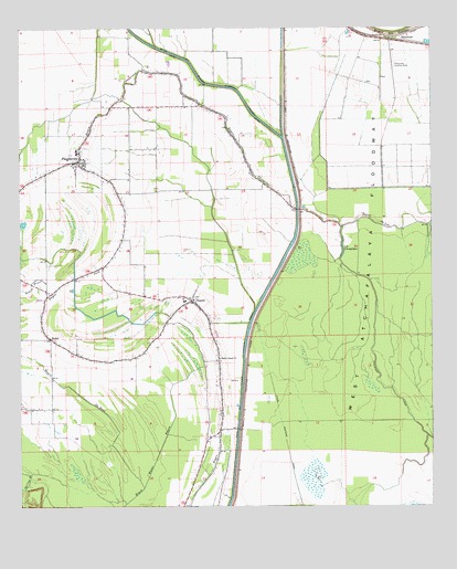Plaucheville, LA USGS Topographic Map