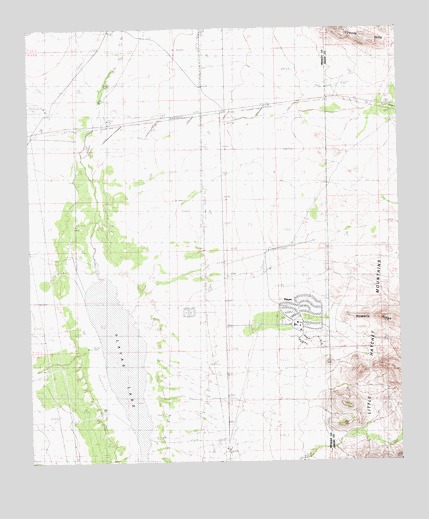 Playas Lake North, NM USGS Topographic Map