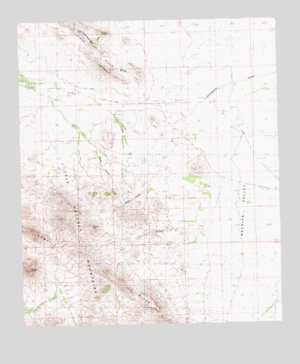 Playas Peak, NM USGS Topographic Map