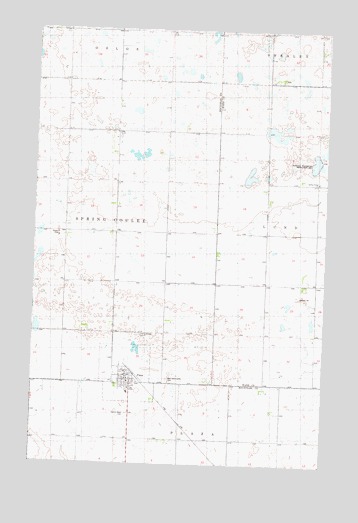 Plaza, ND USGS Topographic Map