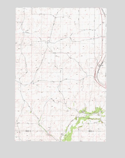 Plaza, WA USGS Topographic Map