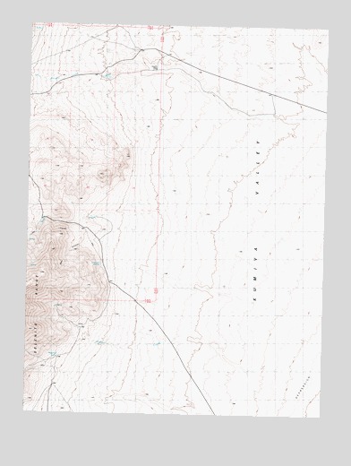 Betty Creek, NV USGS Topographic Map