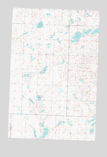 Plaza SE, ND USGS Topographic Map