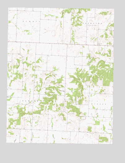 Pleasant Gap, MO USGS Topographic Map