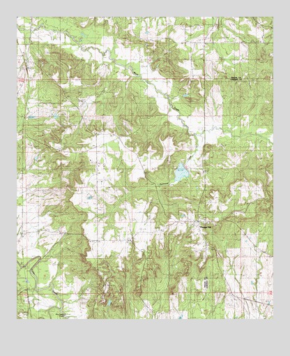 Pleasant Hill, AL USGS Topographic Map