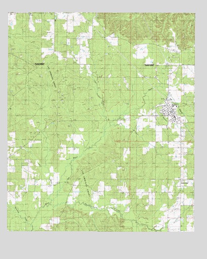 Pleasant Hill, LA USGS Topographic Map