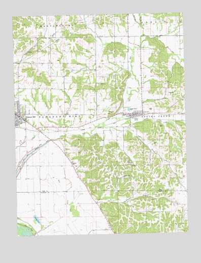 Pleasant Hill East, IL USGS Topographic Map
