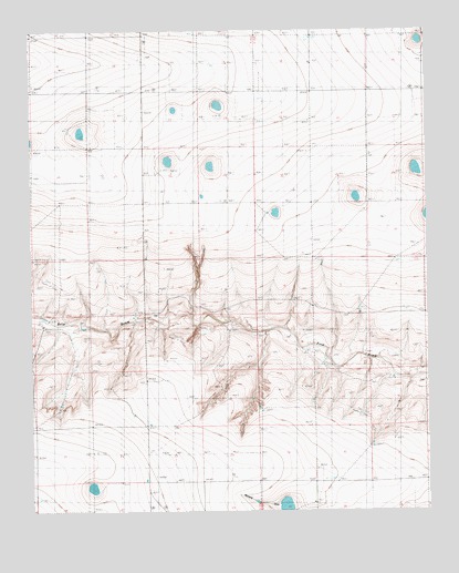 Pleasant Hill NW, NM USGS Topographic Map