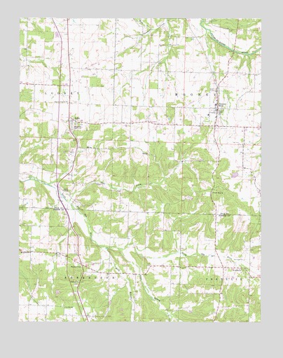 Pleasant Hope, MO USGS Topographic Map