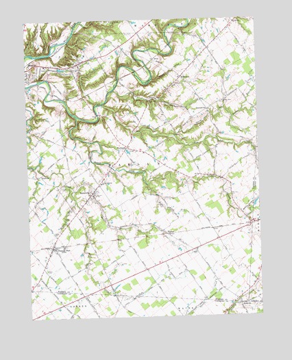Pleasant Plain, OH USGS Topographic Map