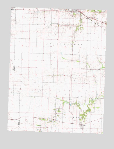 Pleasant Plains, IL USGS Topographic Map