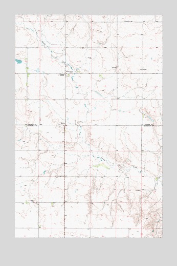 Pleasant Prairie, MT USGS Topographic Map