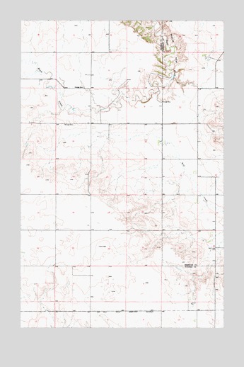 Pleasant Prairie NE, MT USGS Topographic Map
