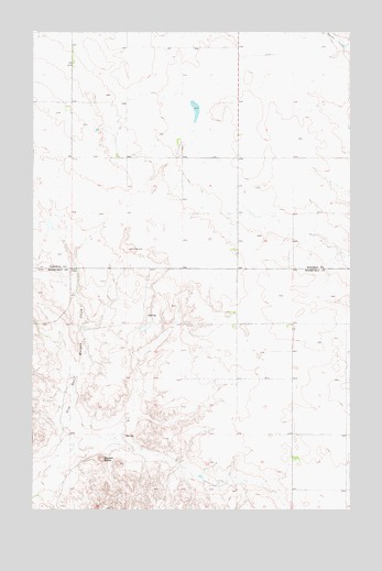 Pleasant Prairie SW, MT USGS Topographic Map