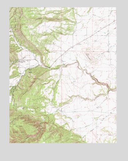 Beulah, CO USGS Topographic Map