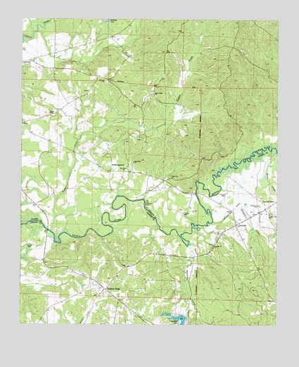 Pleasant Ridge, AL USGS Topographic Map