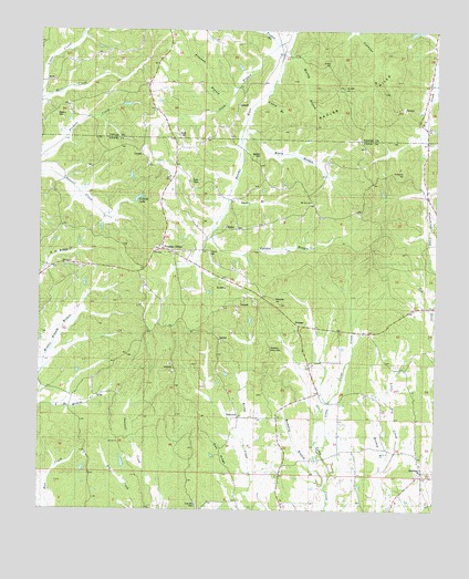 Pleasant Ridge, MS USGS Topographic Map