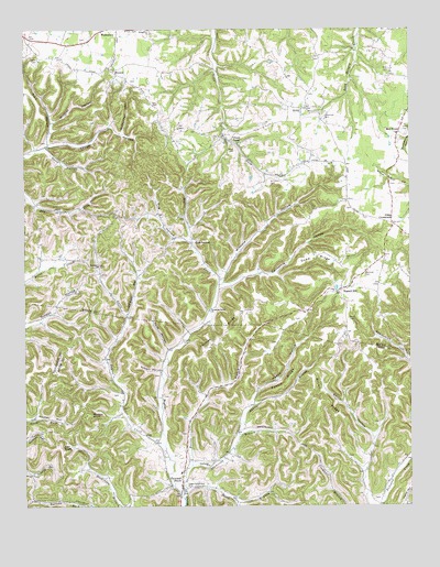 Pleasant Shade, TN USGS Topographic Map